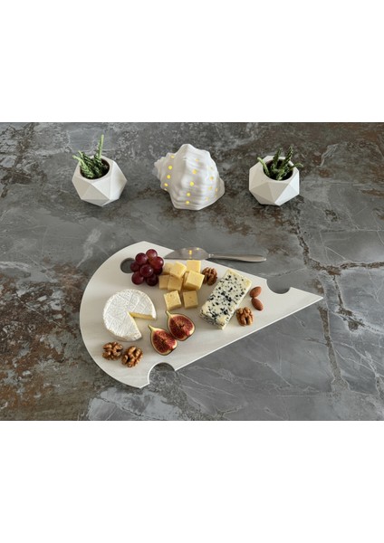 Calacatta Gold Porselen Peynir Sunumluk