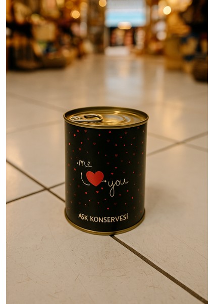 Aşk Konservesi – Romantik Sevgiliye Hediye Kutusu – I Love You Temalı Özel