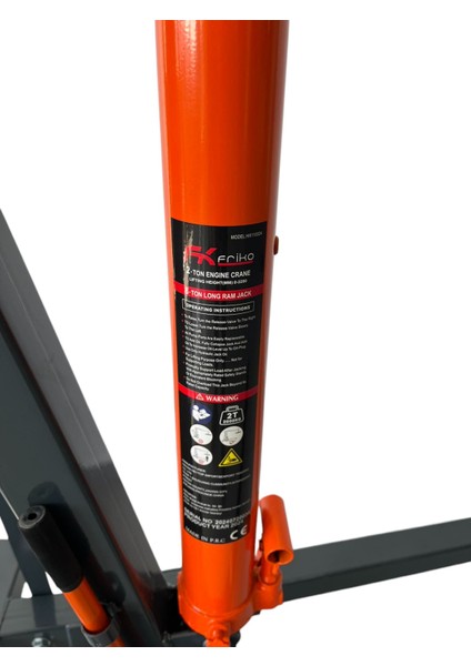 Frıko 2 Ton Katlanabilir Hidrolik Vinç Caraskal modelleri