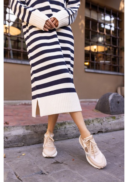 Muçi Kadın Siyah Parasut Kumaş Garnili Sneaker indirimleri