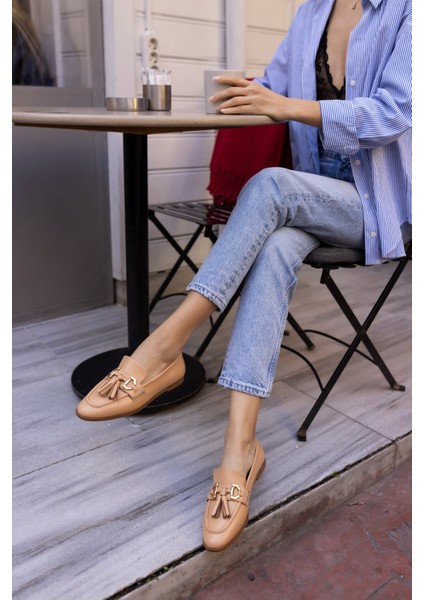 Tenna Kadın Nude Findik Puskullu Babet fiyatları