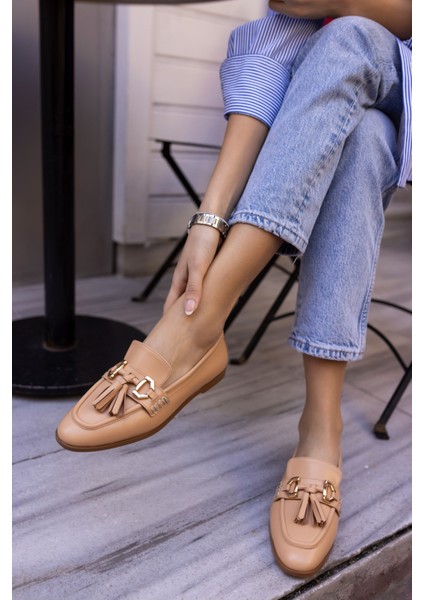 Tenna Kadın Nude Findik Puskullu Babet fırsatları