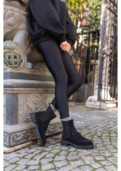 Rupert Kadın Siyah Gercek Deri Bot indirimleri
