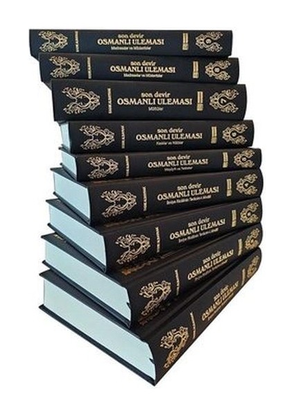 Son Devir Osmanlı Uleması Seti - 9 Kitap Takım