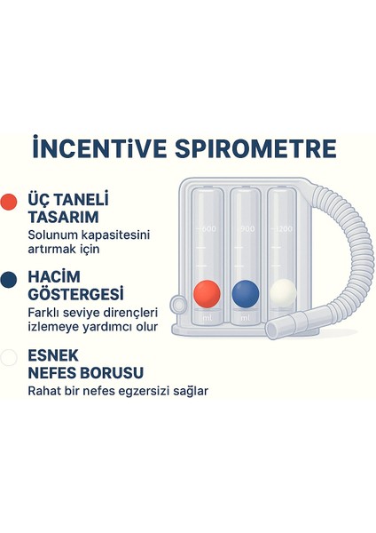 Triflo 3 Toplu Solunum Nefes Egzersiz Cihazı fiyatları