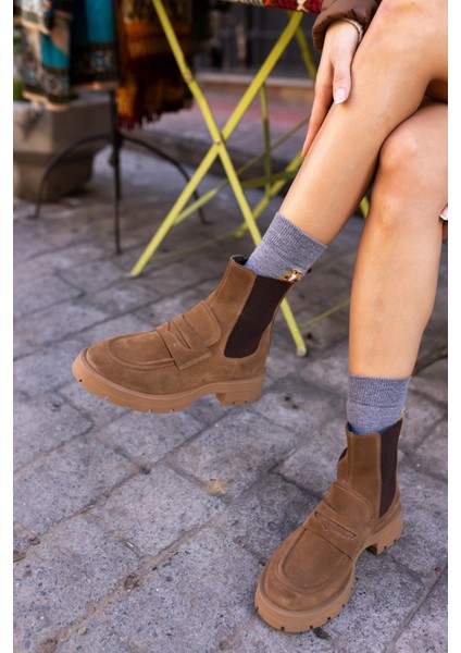 Rupert Kadın Siyah Gercek Deri Bot