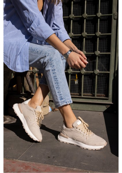 Robi Kadin Siyah Keten Sneaker