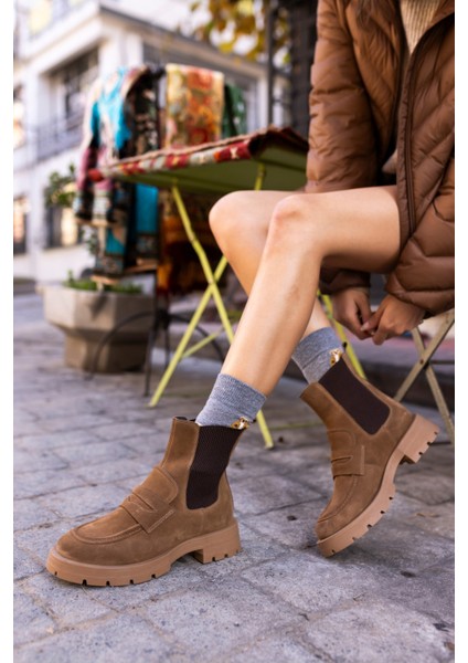 Rupert Kadın Siyah Gercek Deri Bot