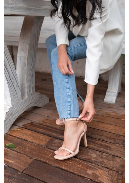 Twist Kadin Ten Tek Bant Topuklu Ayakkabi fırsatları