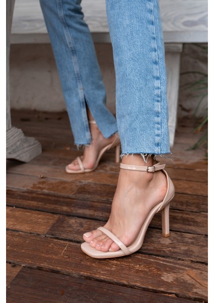 Twist Kadin Ten Tek Bant Topuklu Ayakkabi