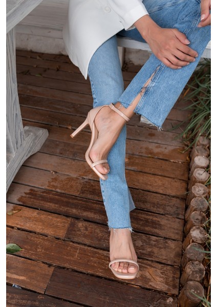 Twist Kadin Ten Tek Bant Topuklu Ayakkabi