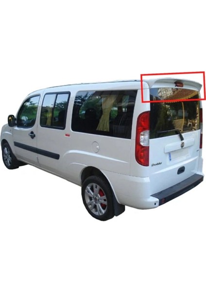 Fiat Doblo D1-D2 2004-2011 Spoiler (( 163 Bolero Kırmızı Boyalı ))