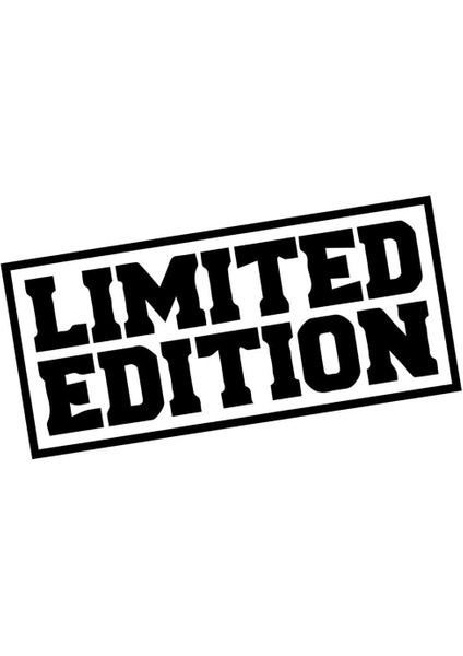 Limited Edition Oto,motorsiklet, Laptop, Kask, Araba Sticker 13X7 cm