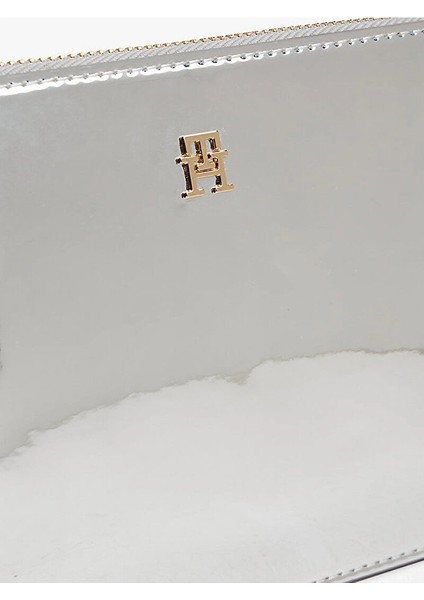 Th Icon Metalik Zincirli Omuz Kadın Gri Cüzdan AW0AW18219PE6 modelleri