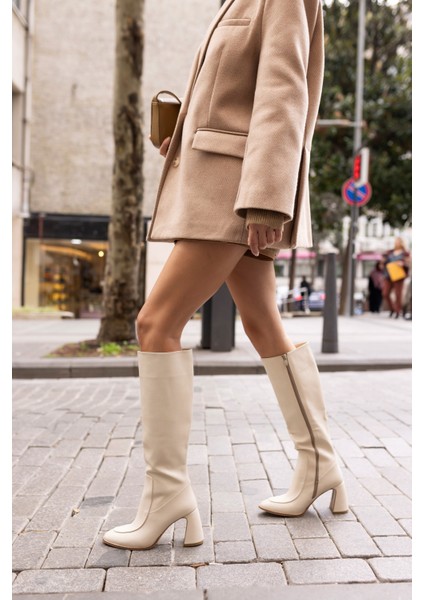 Nexus Kadın Siyah Topuklu Çizme fiyatları