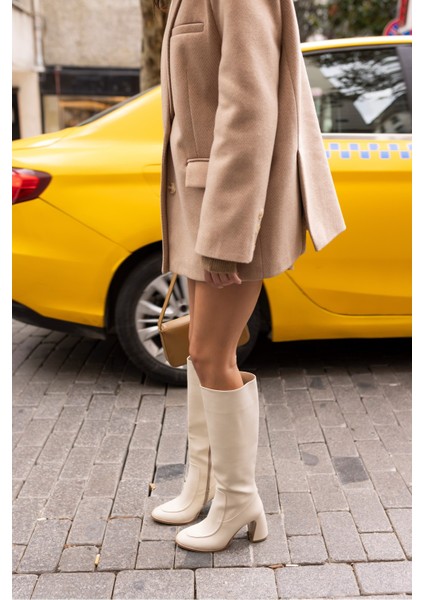 Nexus Kadın Siyah Topuklu Çizme modelleri