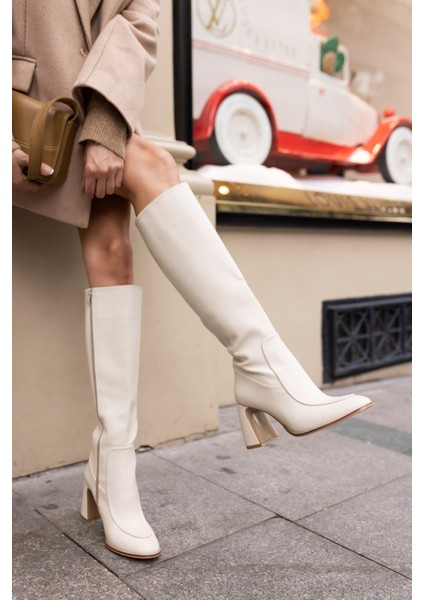 Nexus Kadın Siyah Topuklu Çizme indirimleri