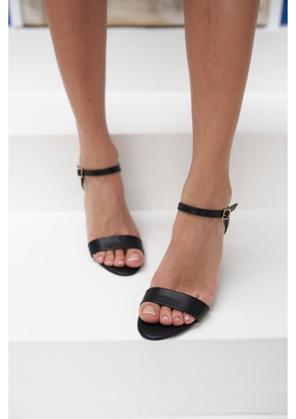 Bathilda Kadın Nude Tek Bant Topuklu Ayakkabi