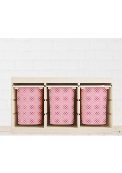 Trofast Kalp Temalı Sticker - Çocuk Odası Oyuncak Düzenleme Etiketi - Dayanıklı Folyo fiyatları