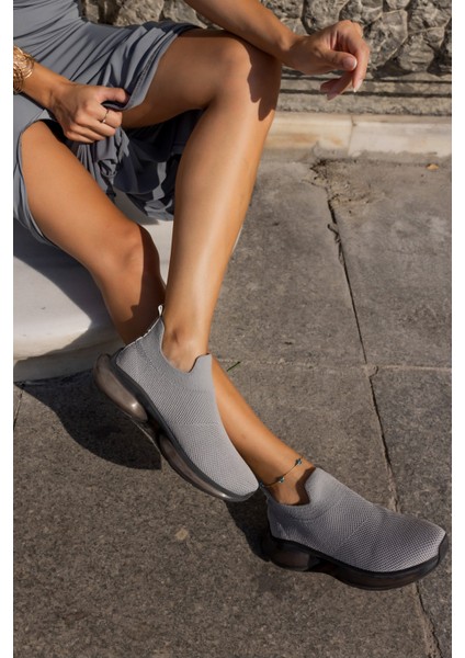 Kiahh Kadın Haki Trıko Airtabanli Sneaker fırsatları