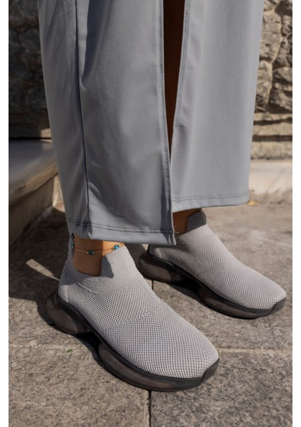 Kiahh Kadın Haki Trıko Airtabanli Sneaker