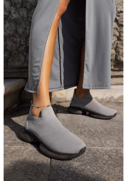 Kiahh Kadın Haki Trıko Airtabanli Sneaker