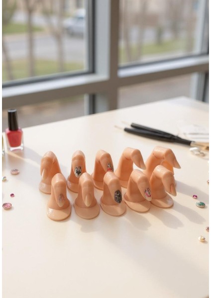 Ocean Eğitim Parmağı - Protez Tırnak Uygulama Parmak Modeli 10 Lu Paket fiyatları