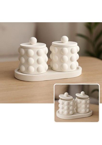 2'li Bubble Saklama Kutusu, Takı ve Banyo Düzenleyici