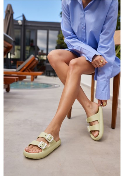 Sface Kadın Fusya Çift Tokali Plaj-Gunluk Eva Terlik