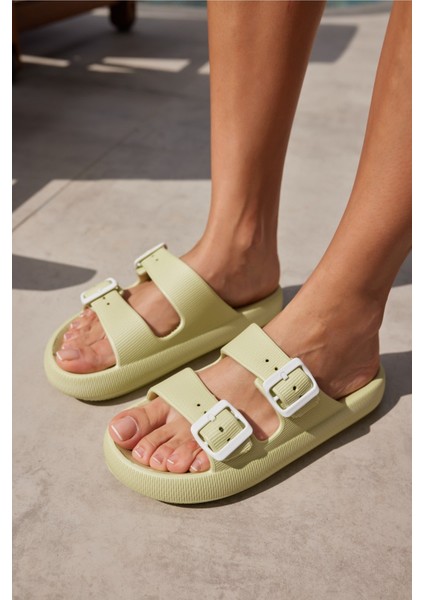 Sface Kadın Fusya Çift Tokali Plaj-Gunluk Eva Terlik