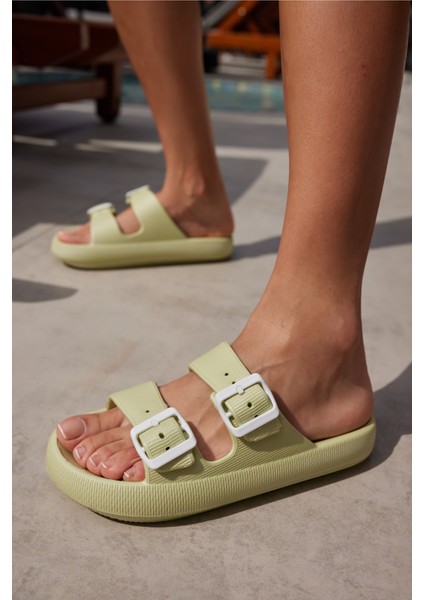 Sface Kadın Fusya Çift Tokali Plaj-Gunluk Eva Terlik