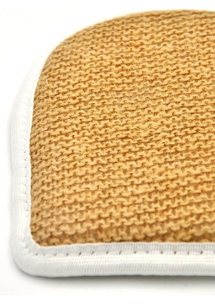 Doğal Jüt Ip Eldiven Tipi Banyo Lifi Hamam Vücud Kesesi 16X20 Cm. fiyatları