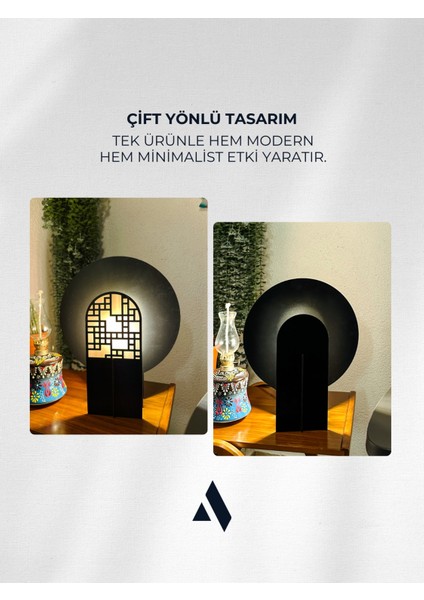 Lumea Masa Lambası – Kitap ve Kahve Köşeleri Için Sade ve Şık Aydınlatma (Siyah & Doğal Renk) indirimleri