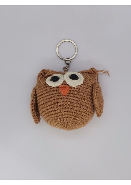 Amigurumi Sevimli Baykuş Anahtarlık & Çanta Süsü