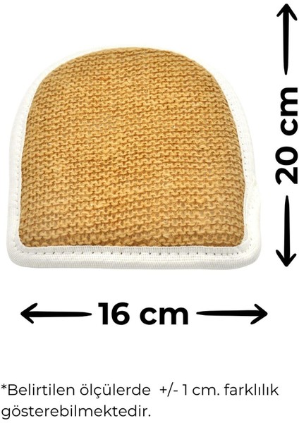 Doğal Jüt Ip 3'lü Banyo Lifi Hamam Kese Seti (Yüz + Vücud + Sırt) - Set8 modelleri