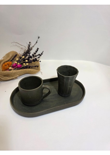 El Yapımı Seramik Fincan Takımı