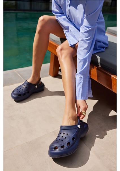 Parna Unısex Siyah Eva Plaj-Gunluk Platform Terlık modelleri