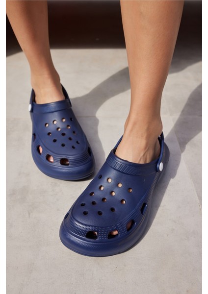 Parna Unısex Siyah Eva Plaj-Gunluk Platform Terlık