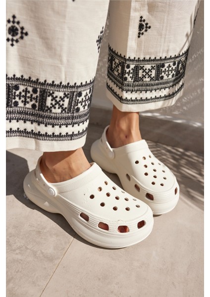 Parna Unısex Siyah Eva Plaj-Gunluk Platform Terlık fiyatları