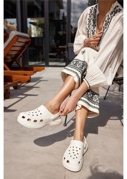 Parna Unısex Siyah Eva Plaj-Gunluk Platform Terlık indirimleri