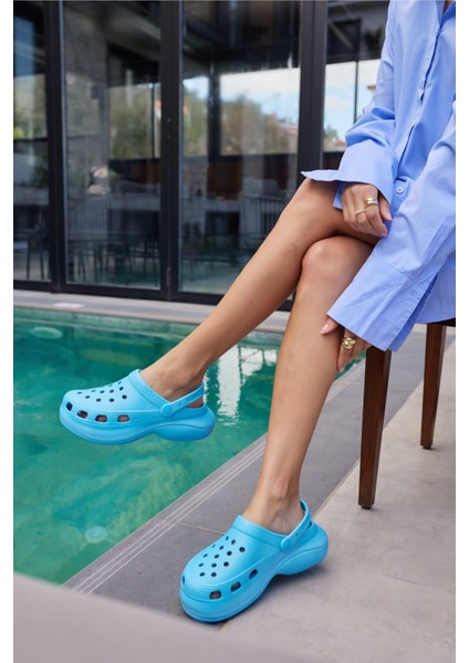 Parna Unısex Siyah Eva Plaj-Gunluk Platform Terlık fiyatları