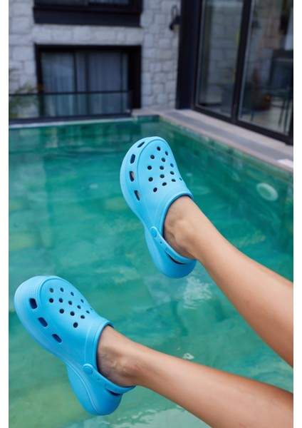 Parna Unısex Siyah Eva Plaj-Gunluk Platform Terlık modelleri