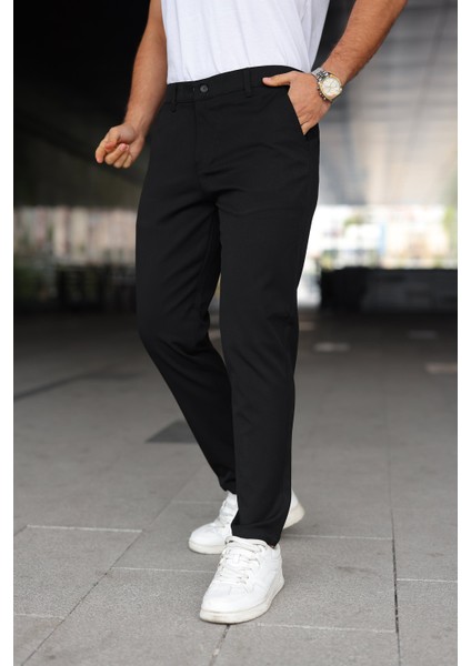 Erkek Slim Fit Likralı Gabardin Pantolon indirimleri