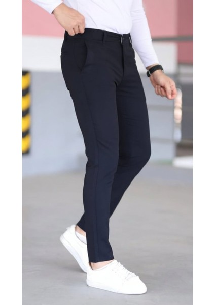 Erkek Slim Fit Likralı Gabardin Pantolon modelleri
