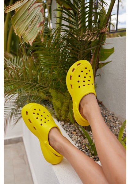 Parna Unısex Siyah Eva Plaj-Gunluk Platform Terlık fırsatları