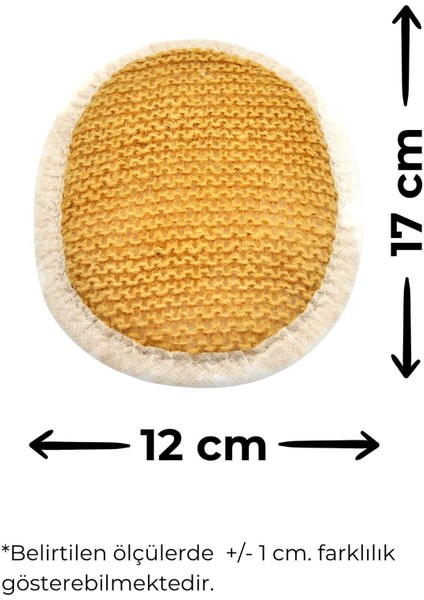 Doğal Jüt Ip Banyo Lifi Hamam Vücud Kesesi 12X17 Cm. fırsatları