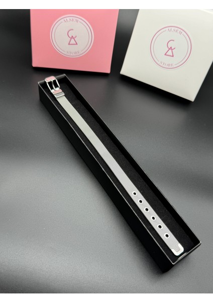 925 Ayar Gümüş Kaplama Ince Metal Mesh Örgü Bileklik , Erkek Hasır Bileklik , Sevgiliye Hediye modelleri