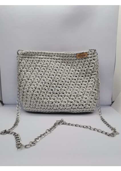 Kadın Omuz Çantası El Yapımı Makrome