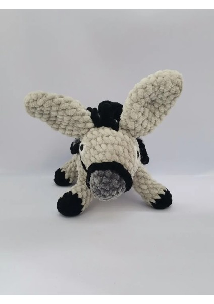 Amigurumi Oyuncak Eşek El Yapımı Kadife İp