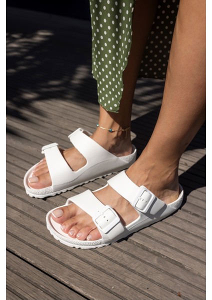 Cedric Unisex Siyah Cıf Tokali Gunluk-Plaj Eva Terlık fiyatları